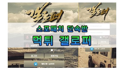 먹튀 갤로퍼